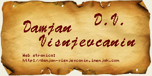 Damjan Višnjevčanin vizit kartica